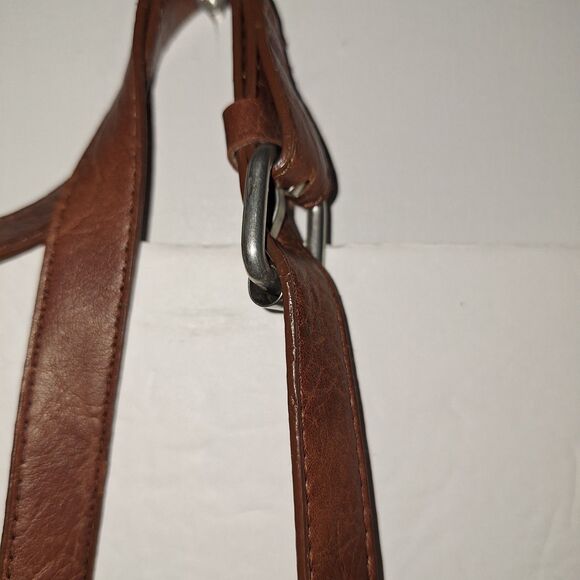 A Mona B Denim Crossbody Purse Shoulder Bag Boho Cottage Core Organizer - Picture 3 of 11